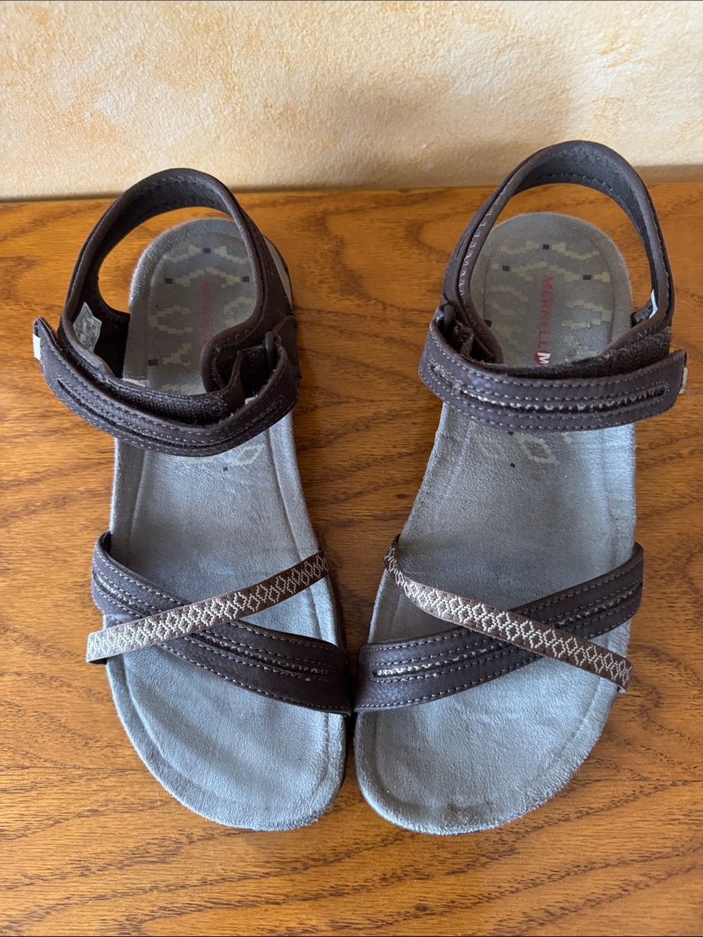 Merrell Terrain Cross II Brown Comfort Sandals. Women Size 8. NWOT